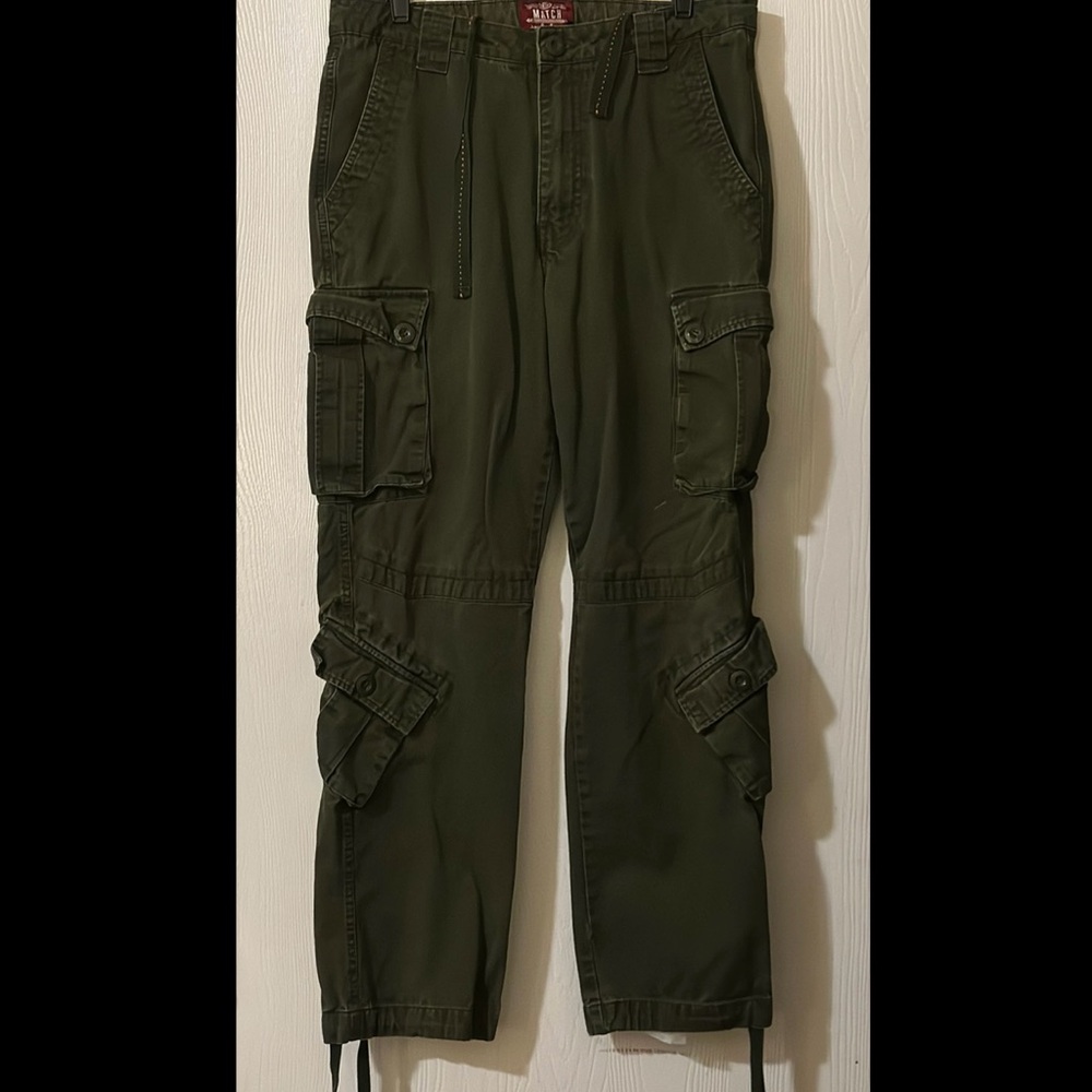 Men's Olive Cargo Pants